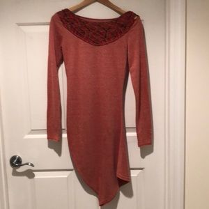 Anthropology asymmetrical dress.